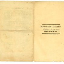 Bennington Academy Catalogs